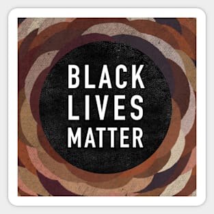 Black Lives Matter square sticker Sticker